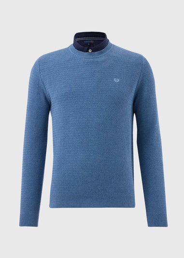 Lincoln Blue Knit Jumper