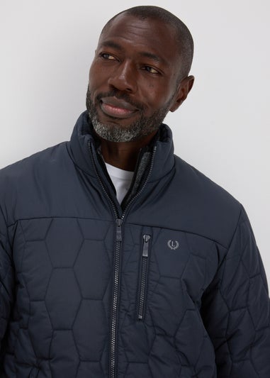 Lincoln Navy Quilted Jacket