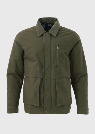 Lincoln Khaki Cord Collar Jacket