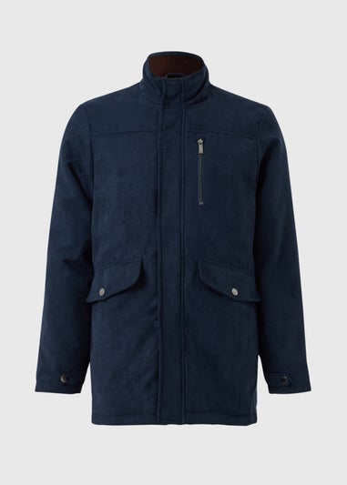 Lincoln Navy Suede Jacket