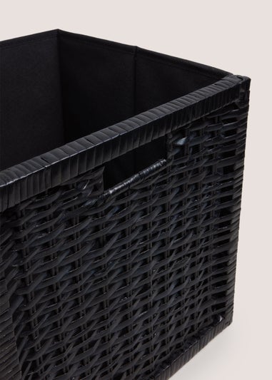 Black Woven Foldable Box