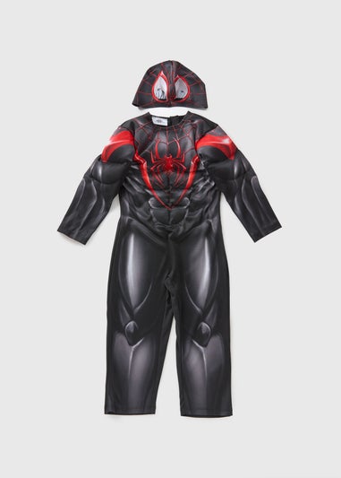 Marvel Kids Black Miles Morales Fancy Dress Costume (3-9yrs)