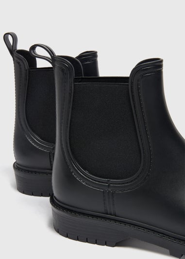 Black Chelsea Wellies