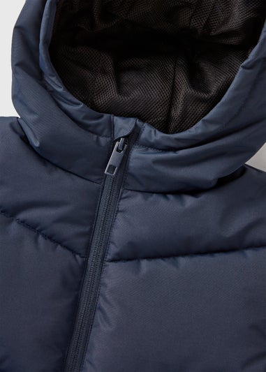 Boys Navy Padded Coat (1-7yrs)