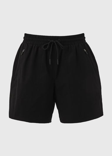 Souluxe Black Walking Shorts