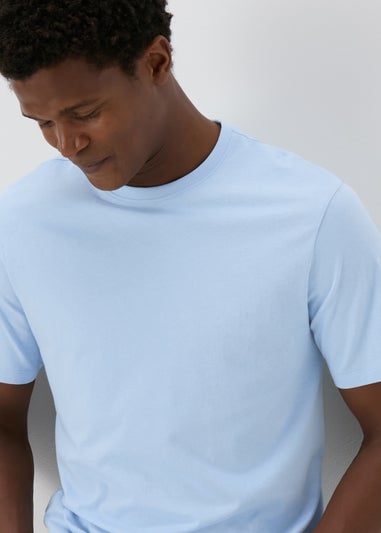 Light Blue Essential Crew Neck T-Shirt