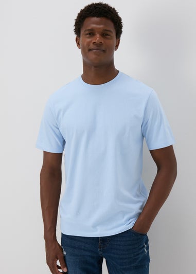 Light Blue Essential Crew Neck T-Shirt