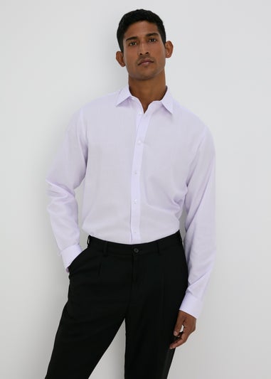 Taylor & Wright Lilac Check Regular Fit Shirt