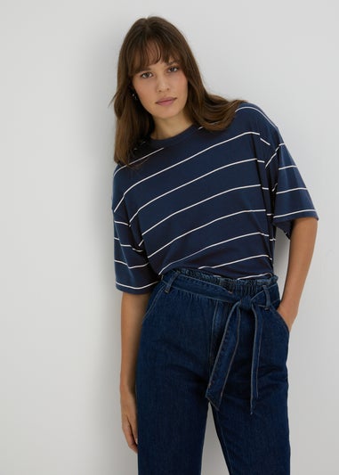 Navy Stripe Soft T-Shirt