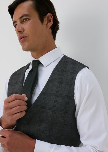 Taylor & Wright Blenheim Charcoal Slim Fit Waistcoat