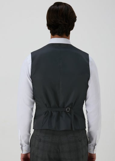 Taylor & Wright Charcoal Blenheim Slim Fit Waistcoat