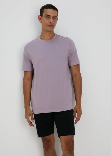 Lilac Essential Crew Neck T-Shirt