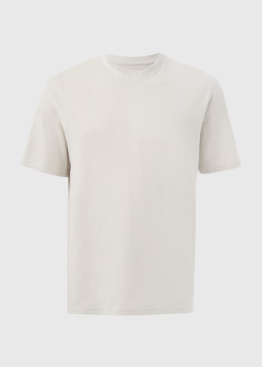 Cream Essential V-Neck T-Shirt