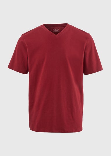 Red Essential V-Neck T-Shirt