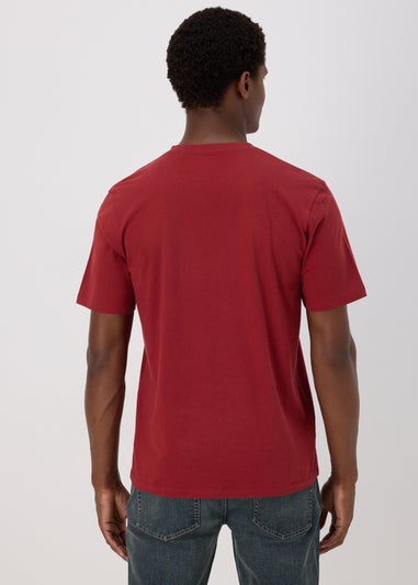 Red Essential V-Neck T-Shirt