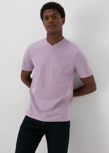 Purple Essential V-Neck T-Shirt