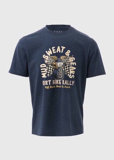 Navy Dirt Bike Rally T-Shirt