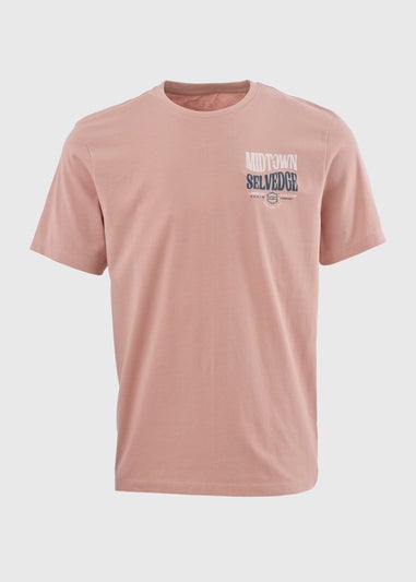 Blush Midtown Print T-Shirt