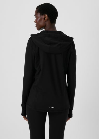 Black Zip Up Hoodie