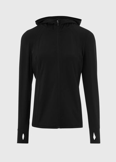 Black Zip Up Hoodie