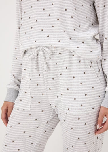 Grey Stripe Pyjama Set