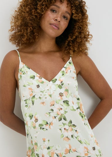 Green Floral Nightie