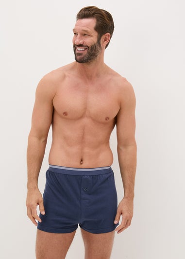 5 Pack Navy Loose Fit Boxers