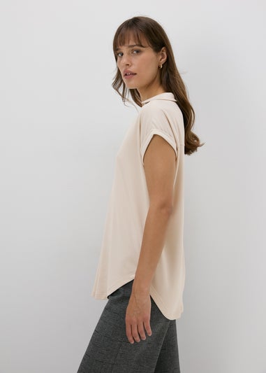 Et Vous Stone V-Neck Collar T-Shirt