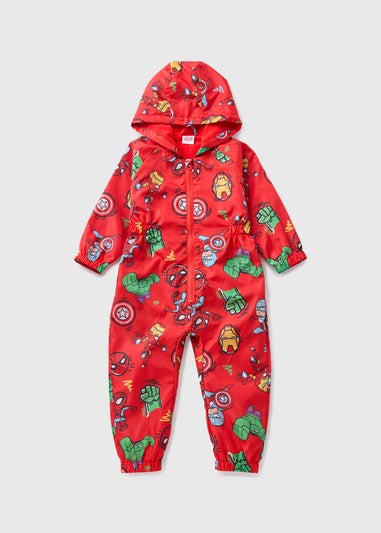 Marvel Kids Red Avengers Puddle Suit (1-7yrs)