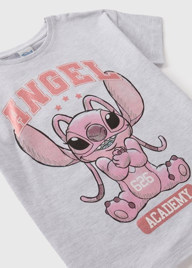 Disney Kids Grey Stitch T-Shirt (3-13yrs)