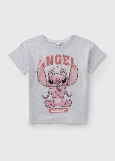 Disney Kids Grey Stitch T-Shirt (3-13yrs)