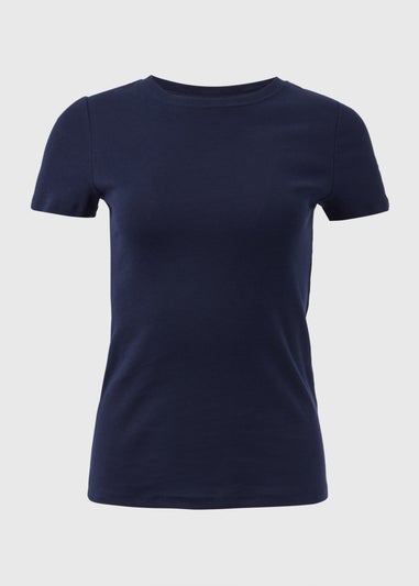 Navy Fitted T-Shirt