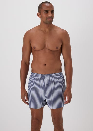 5 Pack Multi Check Print Cotton Woven Boxers