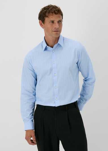 Taylor & Wright Blue Check Regular Fit Shirt