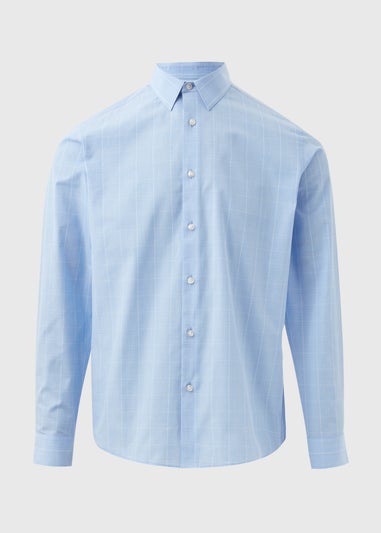 Taylor & Wright Blue Check Regular Fit Shirt