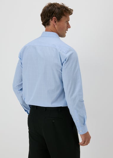 Taylor & Wright Blue Check Regular Fit Shirt