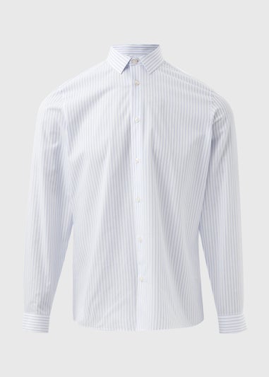 Taylor & Wright Blue Stripe Slim Fit Shirt