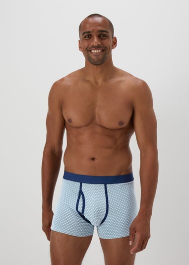 5 Pack Multicolour Geo Keyhole Boxers