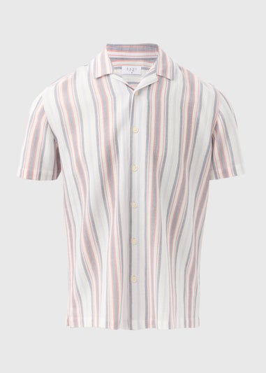 Multicolour Stripe Crinkle Shirt