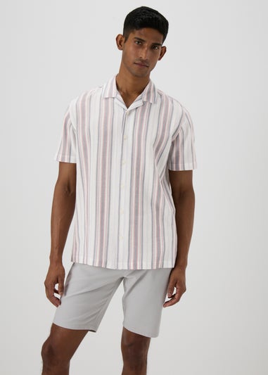 Multicolour Stripe Crinkle Shirt