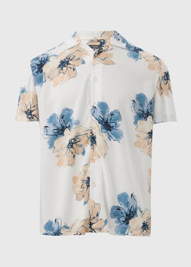 White Floral Shirt