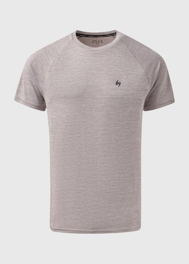 Souluxe Grey Two Tone T-Shirt