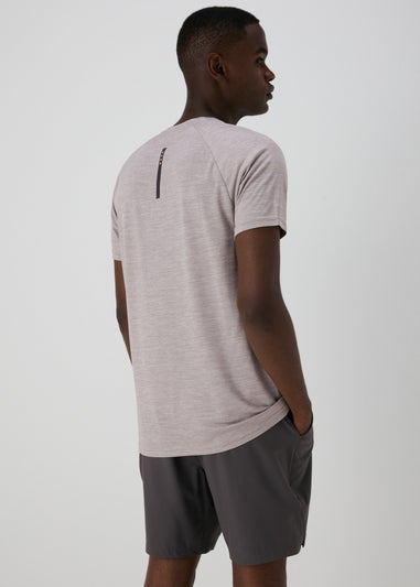 Souluxe Grey Two Tone T-Shirt