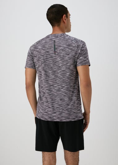 Souluxe Grey Space Dye T-Shirt