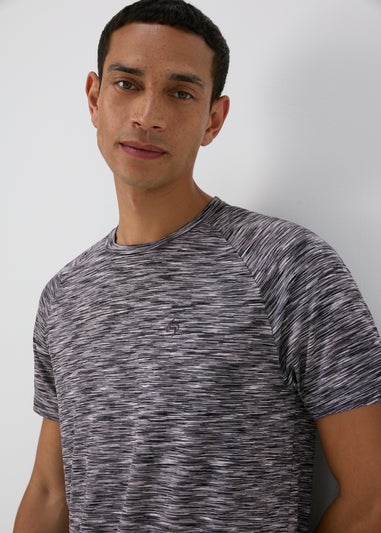 Souluxe Grey Space Dye T-Shirt