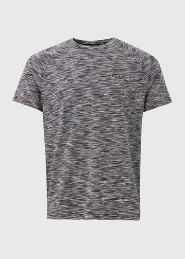 Souluxe Grey Space Dye T-Shirt