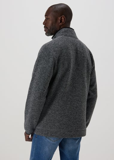 Lincoln Grey 1/4 Zip Fleece