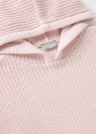 Girls Pink Knit Hoodie (7-15yrs)