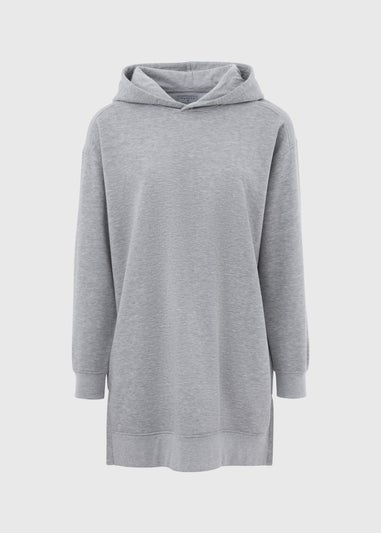 Grey Longline Hoodie