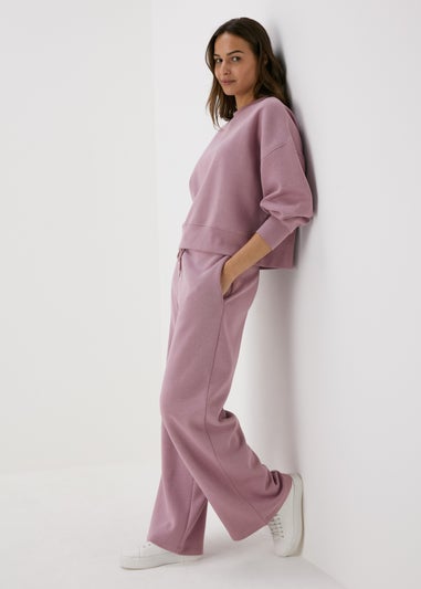 Purple Oversized Sweatshirt